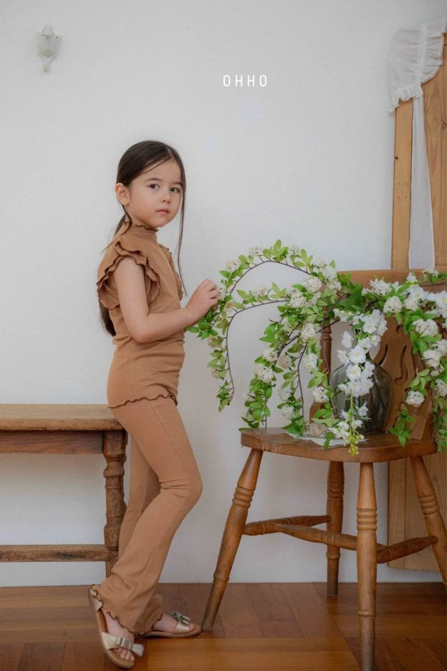 Ohho - Korean Children Fashion - #kidsshorts - Modal Cooling Bootcut Pants - 6