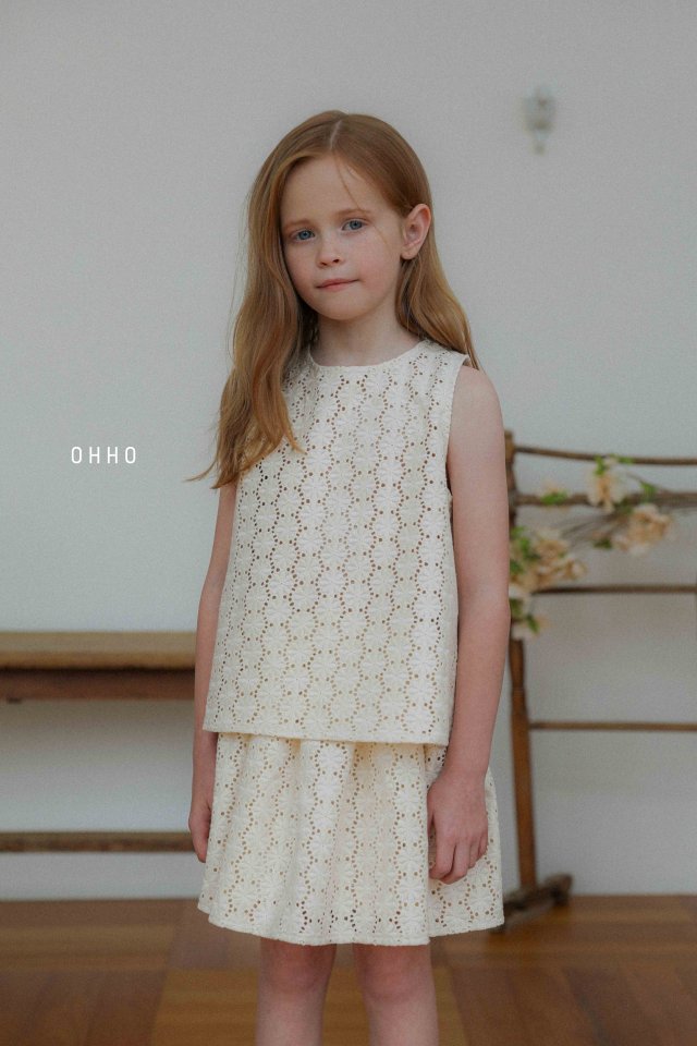 Ohho - Korean Children Fashion - #kidzfashiontrend - Ett Punching Skirt