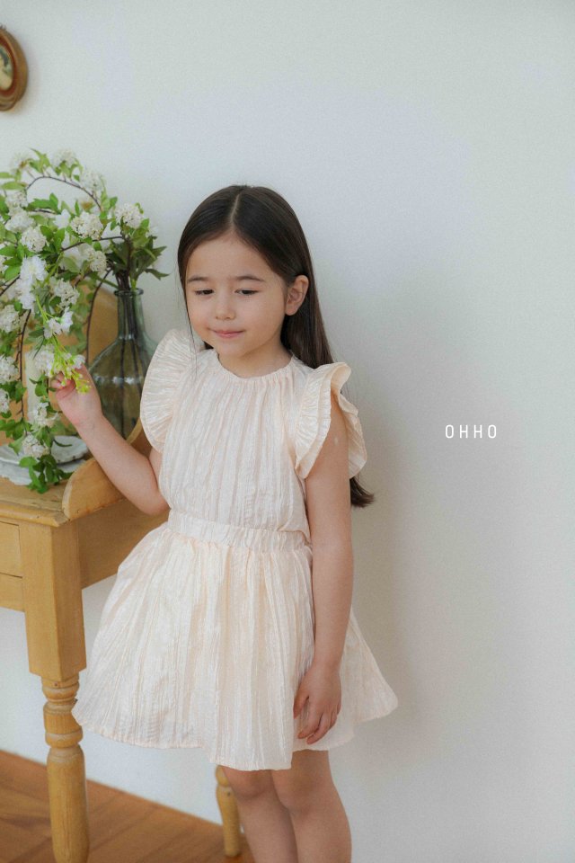 Ohho - Korean Children Fashion - #littlefashionista - Shine Pleats Blouse