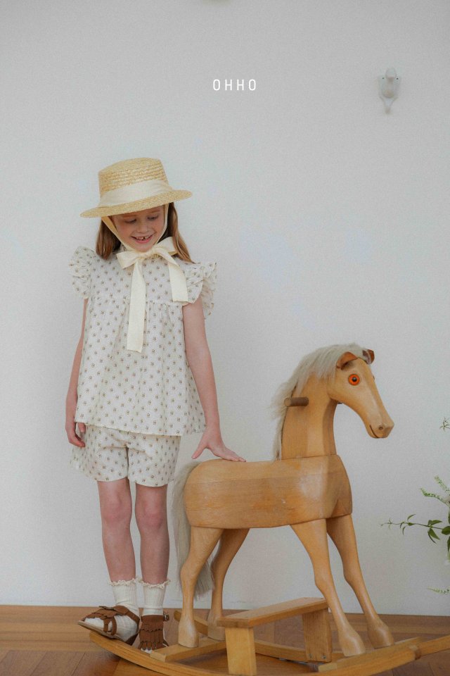 Ohho - Korean Children Fashion - #littlefashionista - Caramel Blouse - 3