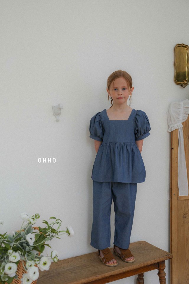 Ohho - Korean Children Fashion - #magicofchildhood - Denim Summer Pants - 3
