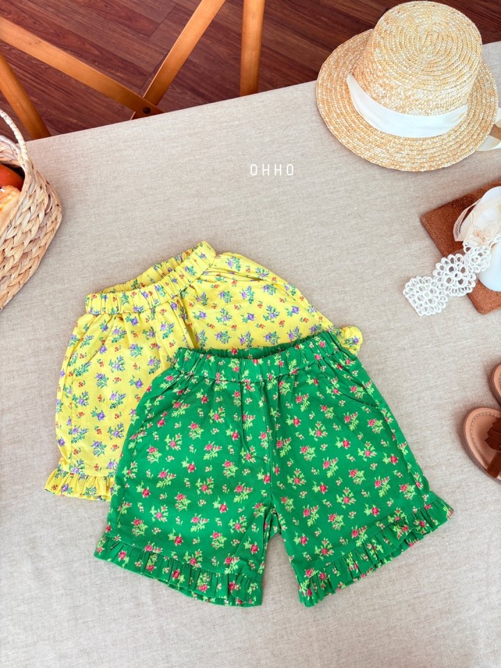 Ohho - Korean Children Fashion - #minifashionista - Blossom Frill Shorts - 9