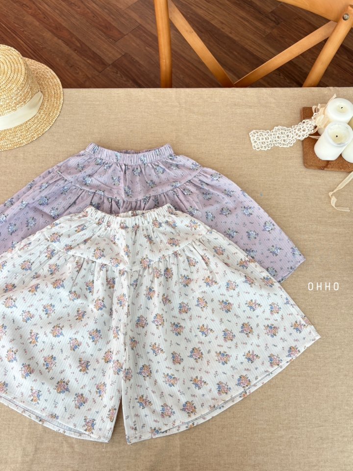 Ohho - Korean Children Fashion - #minifashionista - Rose Wide Pants - 8