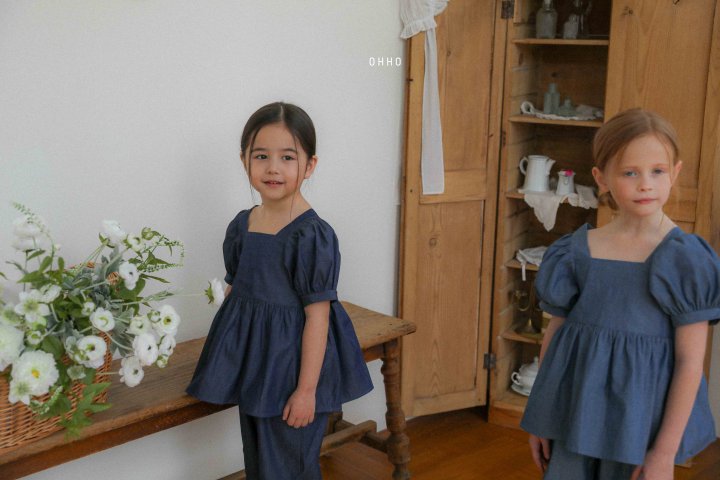 Ohho - Korean Children Fashion - #prettylittlegirls - Denim Summer Pants - 5