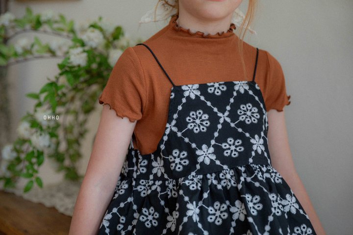 Ohho - Korean Children Fashion - #prettylittlegirls - Toile Strap One-piece - 9