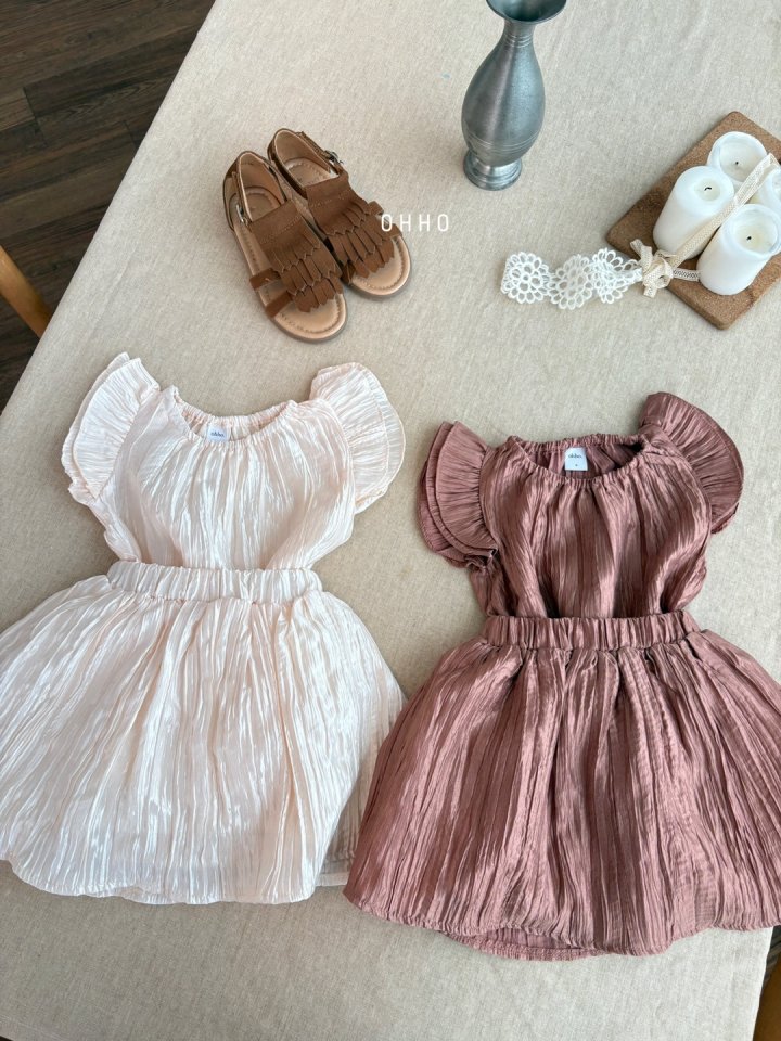 Ohho - Korean Children Fashion - #prettylittlegirls - Shine Pleats Skirt - 11