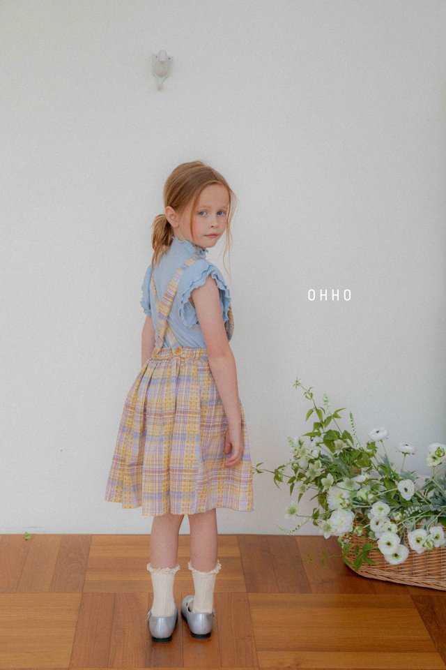 Ohho - Korean Children Fashion - #prettylittlegirls - Marrang Overalls Skirt - 10