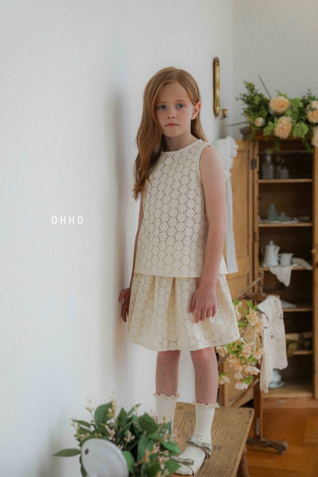 Ohho - Korean Children Fashion - #prettylittlegirls - Ett Punching Skirt - 6