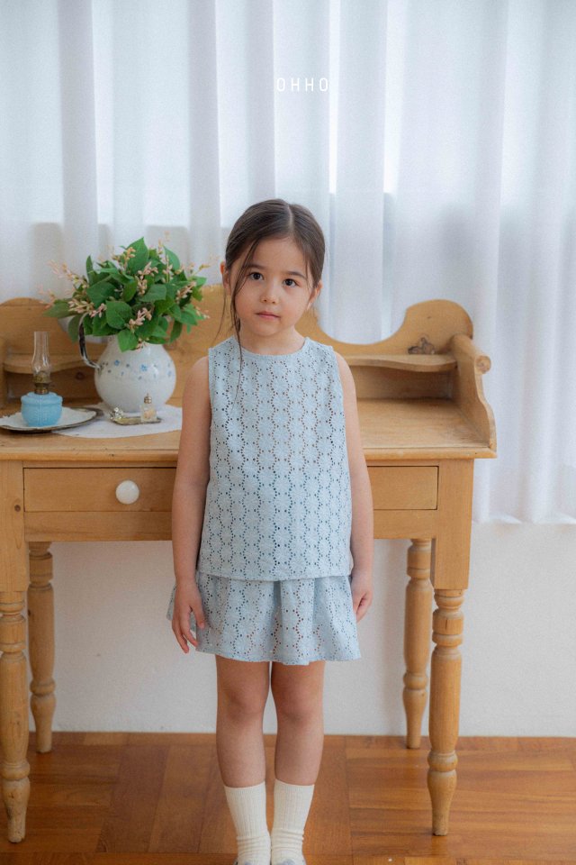 Ohho - Korean Children Fashion - #stylishchildhood - Ett Punching Blouse - 6