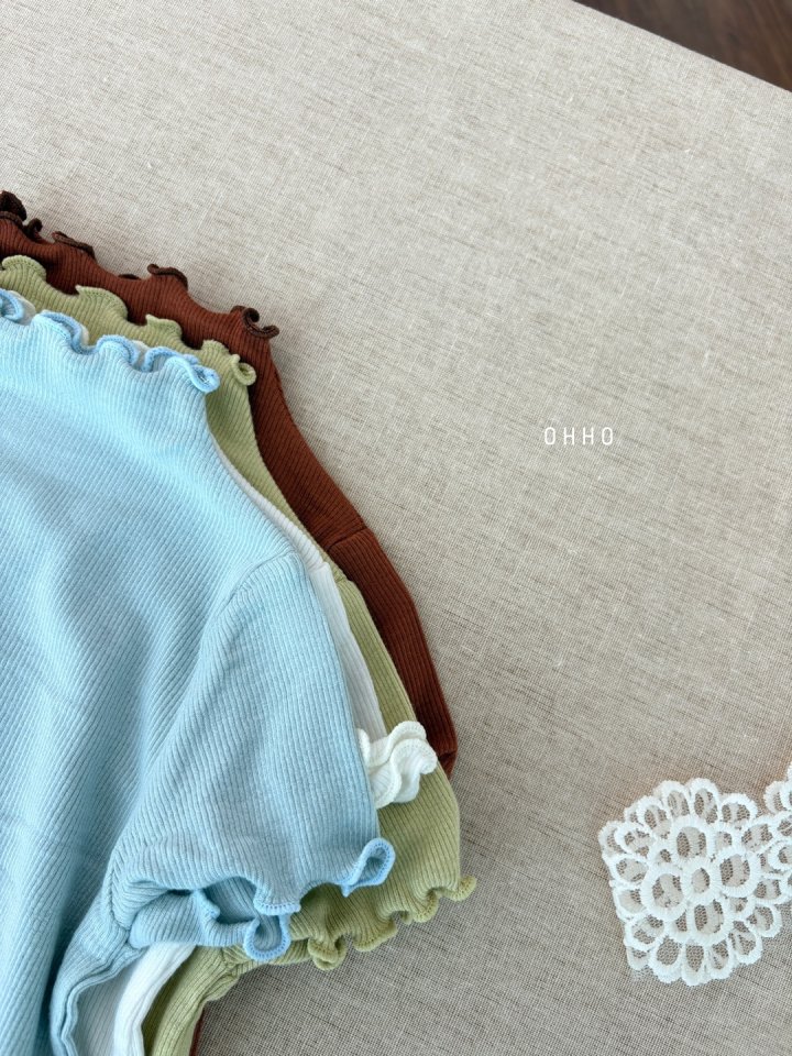 Ohho - Korean Children Fashion - #toddlerclothing - Dove Petite Short Sleeve Tee - 4