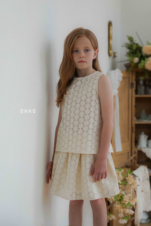 Ohho - Korean Children Fashion - #todddlerfashion - Ett Punching Skirt - 7