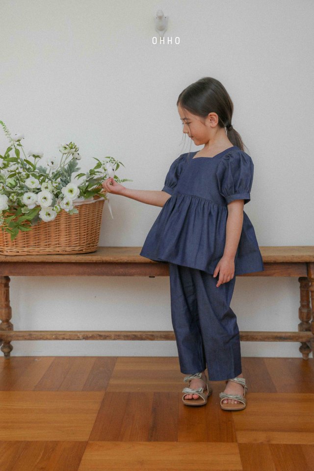 Ohho - Korean Children Fashion - #toddlerclothing - Denim Summer Pants - 7