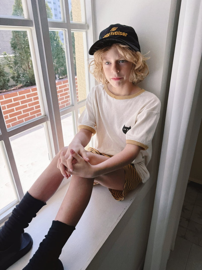 Ojodepapa - Korean Children Fashion - #Kfashion4kids - Black Cat Tee - 6