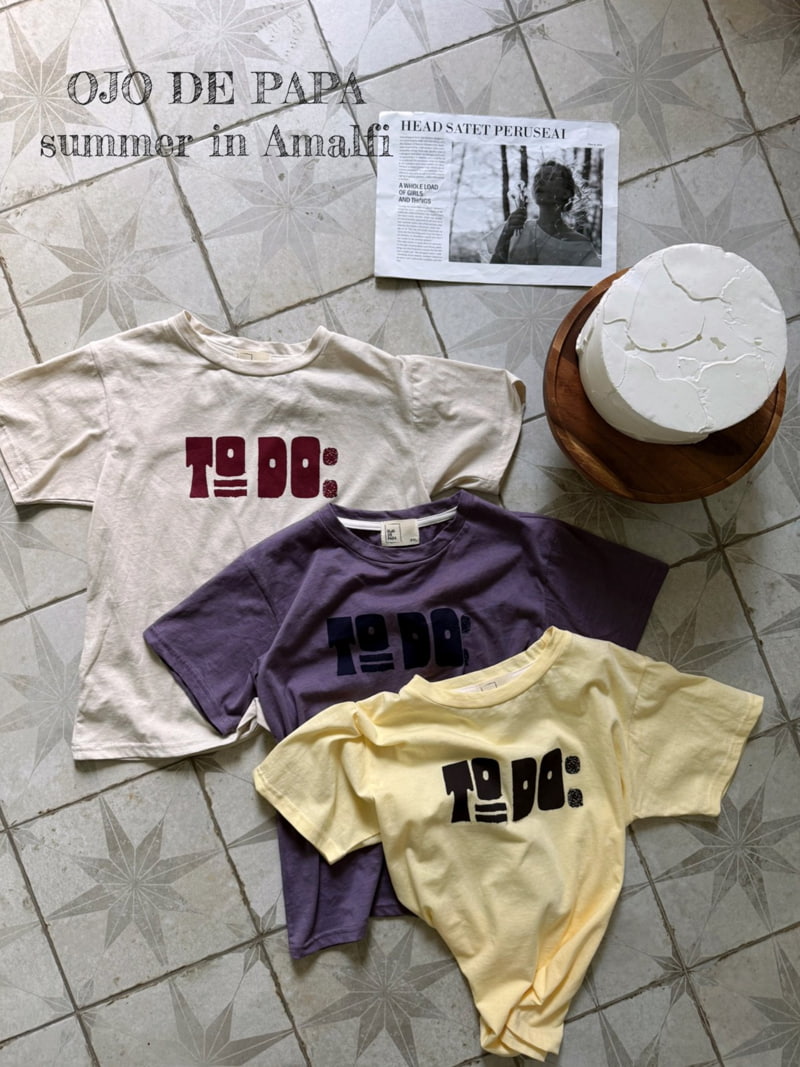 Ojodepapa - Korean Children Fashion - #childofig - To-do Tee