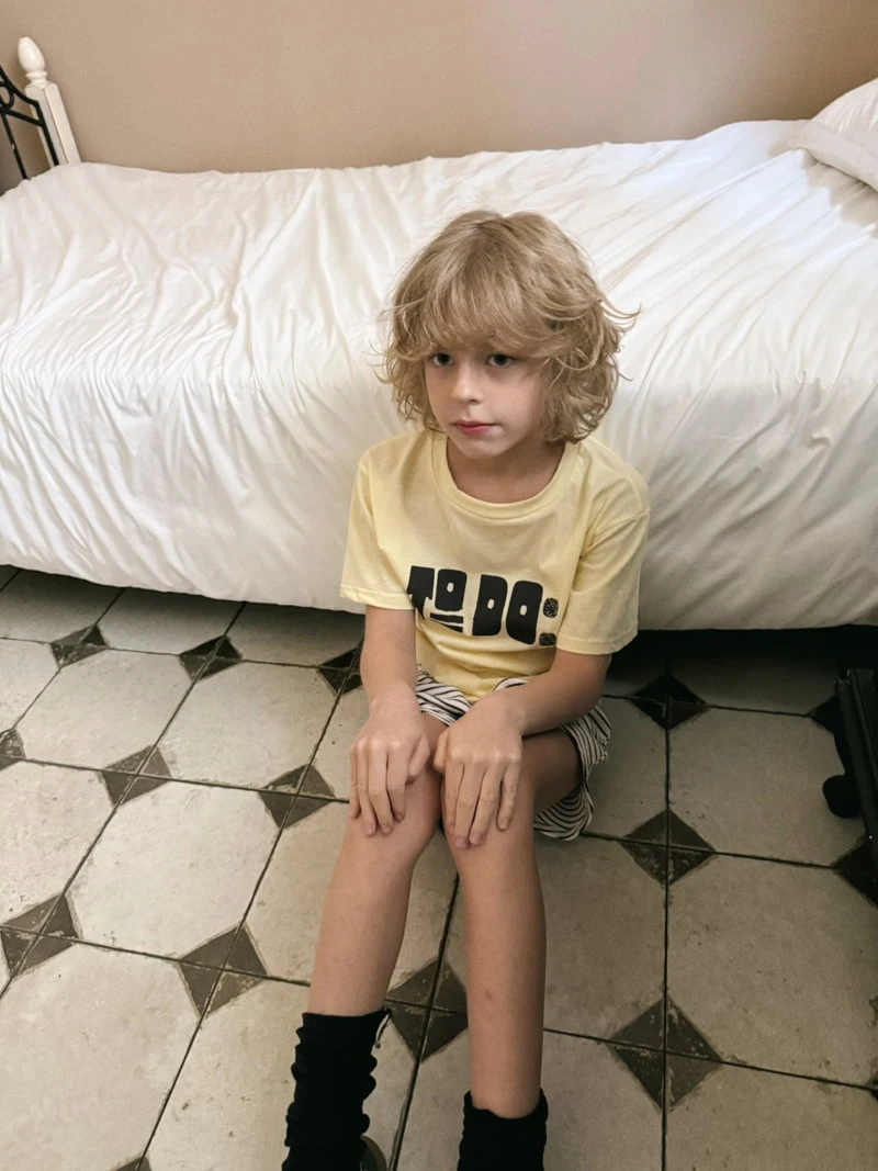 Ojodepapa - Korean Children Fashion - #discoveringself - To-do Tee - 5