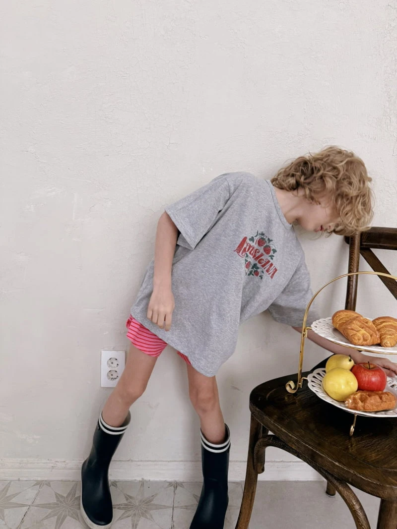 Ojodepapa - Korean Children Fashion - #fashionkids - Strawberry Tee - 4