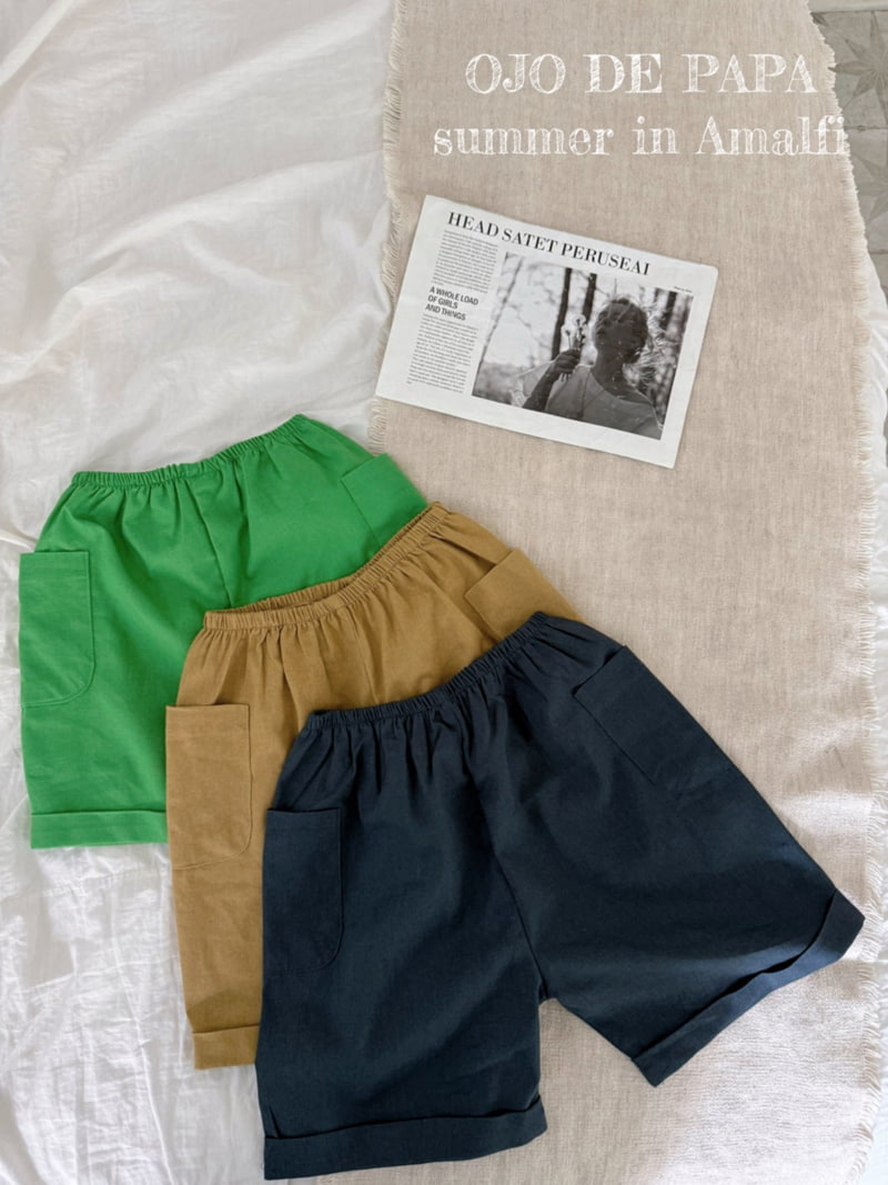 Ojodepapa - Korean Children Fashion - #kidsshorts - Ice Linen Pants