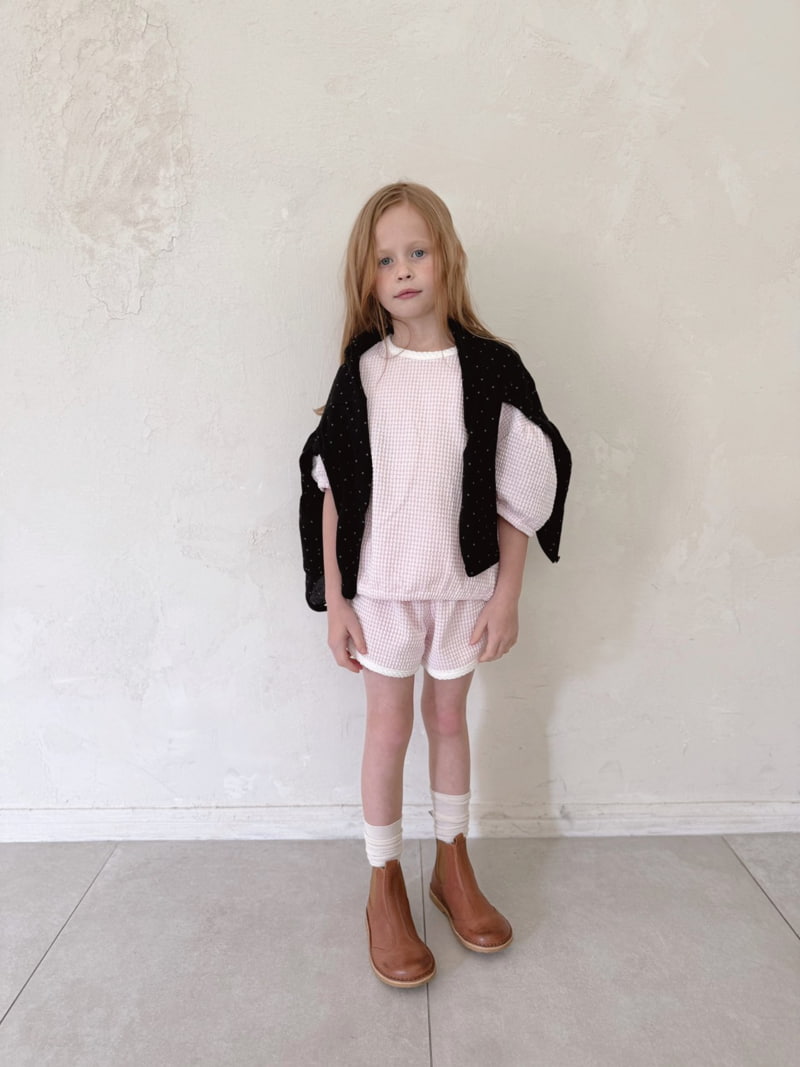 Ojodepapa - Korean Children Fashion - #littlefashionista - Check Seersucker Shorts - 9