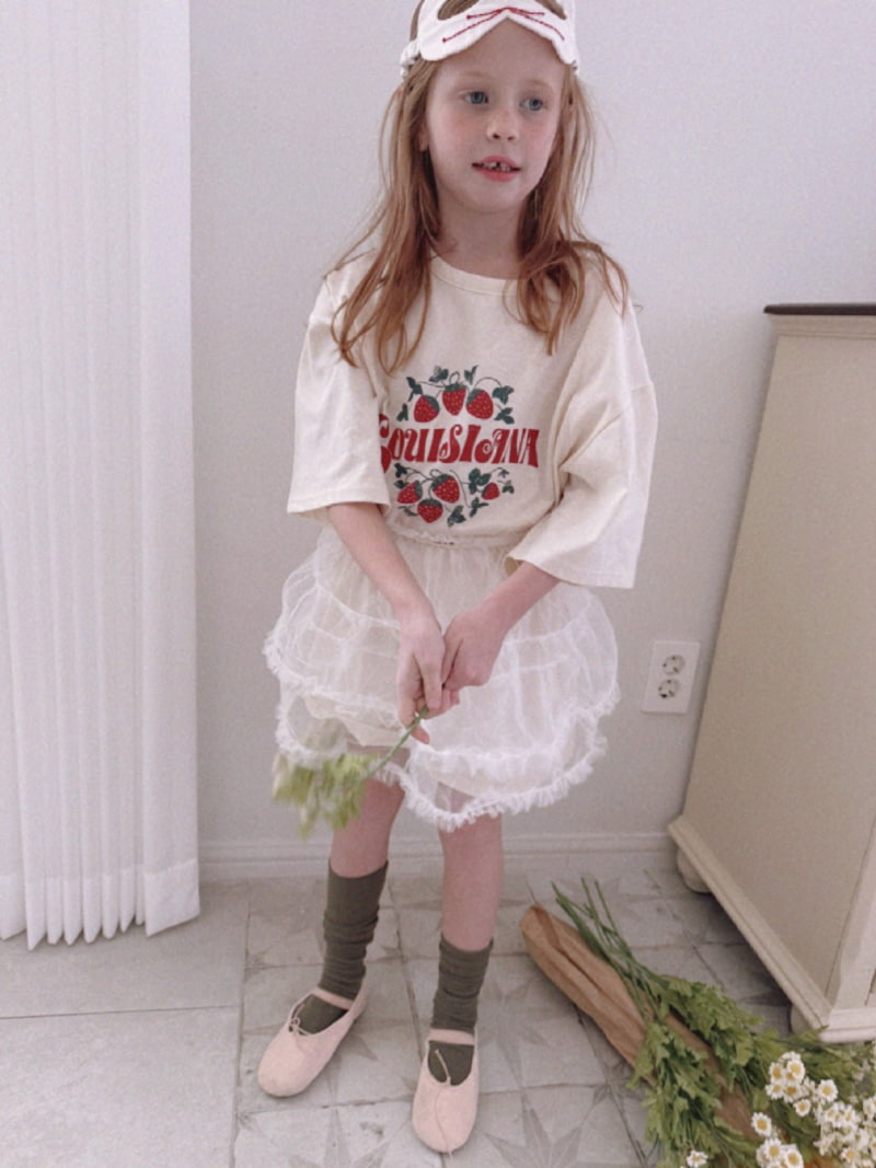 Ojodepapa - Korean Children Fashion - #prettylittlegirls - Strawberry Tee - 11