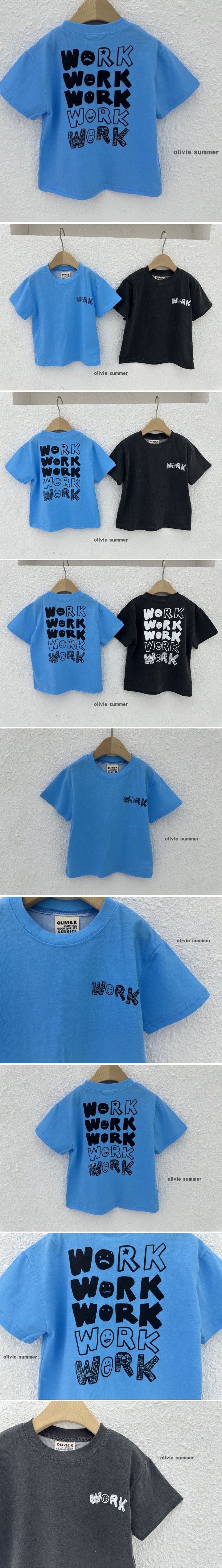 Olivie - Korean Children Fashion - #childofig - Work Tee