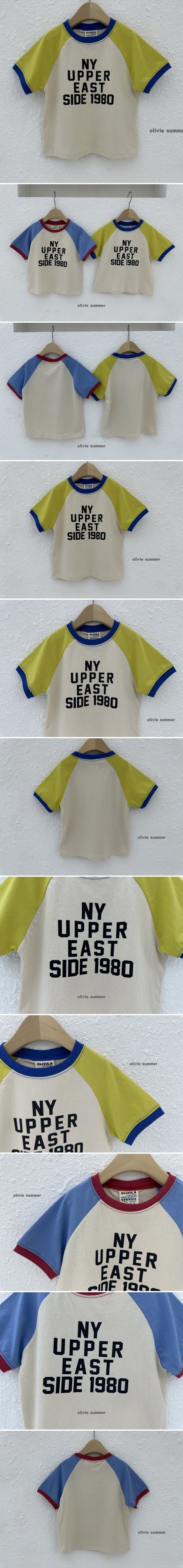 Olivie - Korean Children Fashion - #designkidswear - NY Raglan Tee