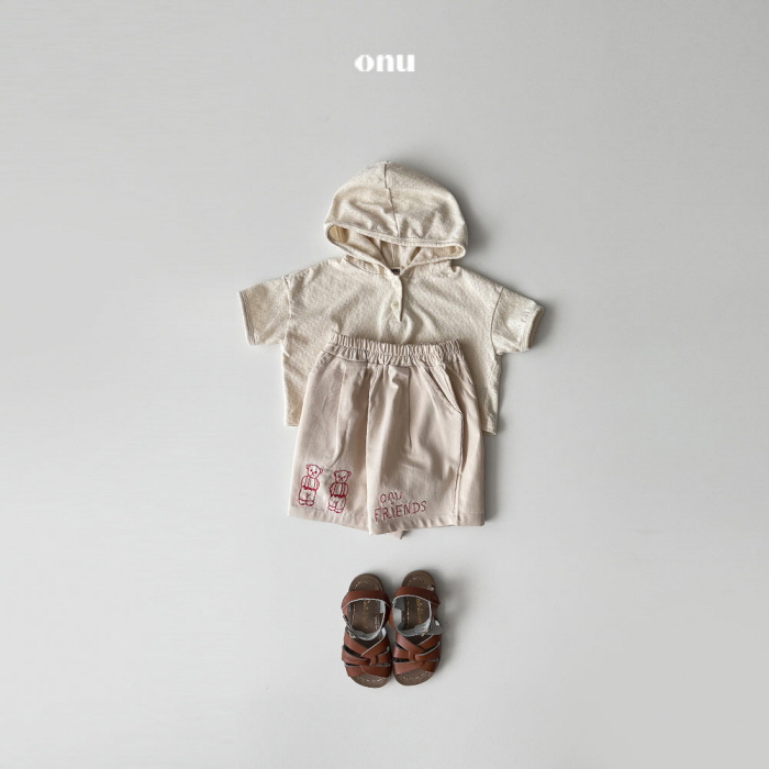 Onu - Korean Children Fashion - #Kfashion4kids - Friends Embroidered Pants - 5