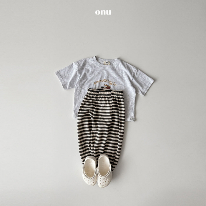 Onu - Korean Children Fashion - #Kfashion4kids - Stripe Jogger Pants - 7