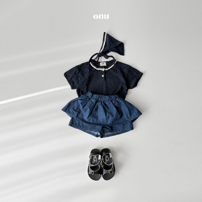 Onu - Korean Children Fashion - #Kfashion4kids - Denim Skirt Pants - 6