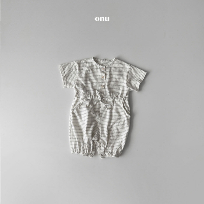 Onu - Korean Children Fashion - #Kfashion4kids - Short Sleeve Overalls - 5
