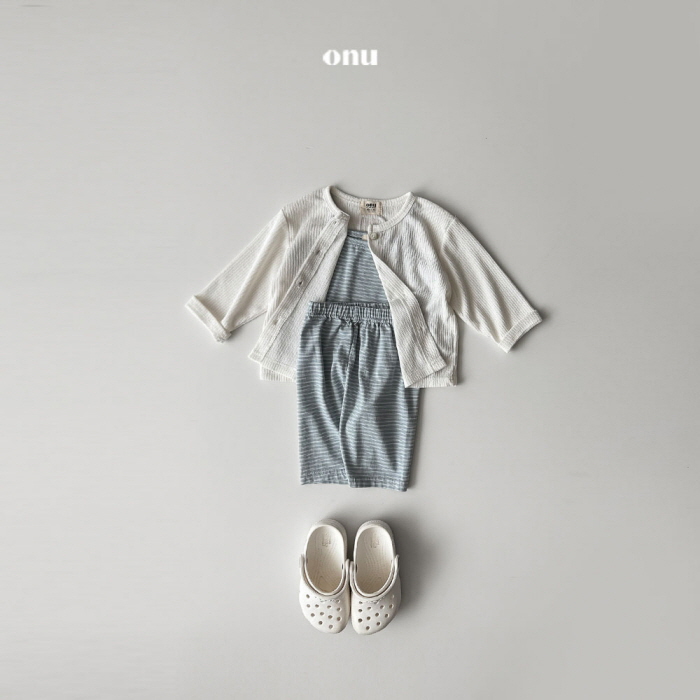 Onu - Korean Children Fashion - #childofig - Milky Top Bottom Set - 8