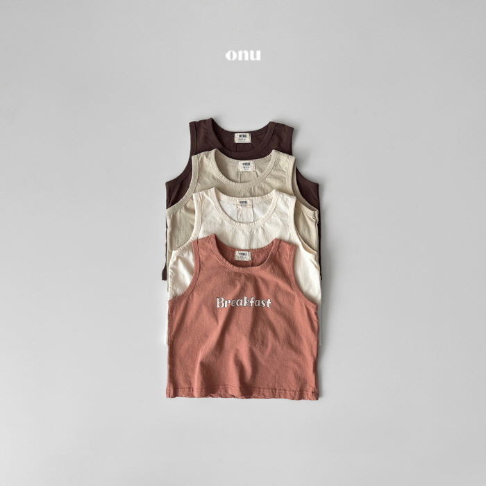 Onu - Korean Children Fashion - #childofig - Natural Sleeveless