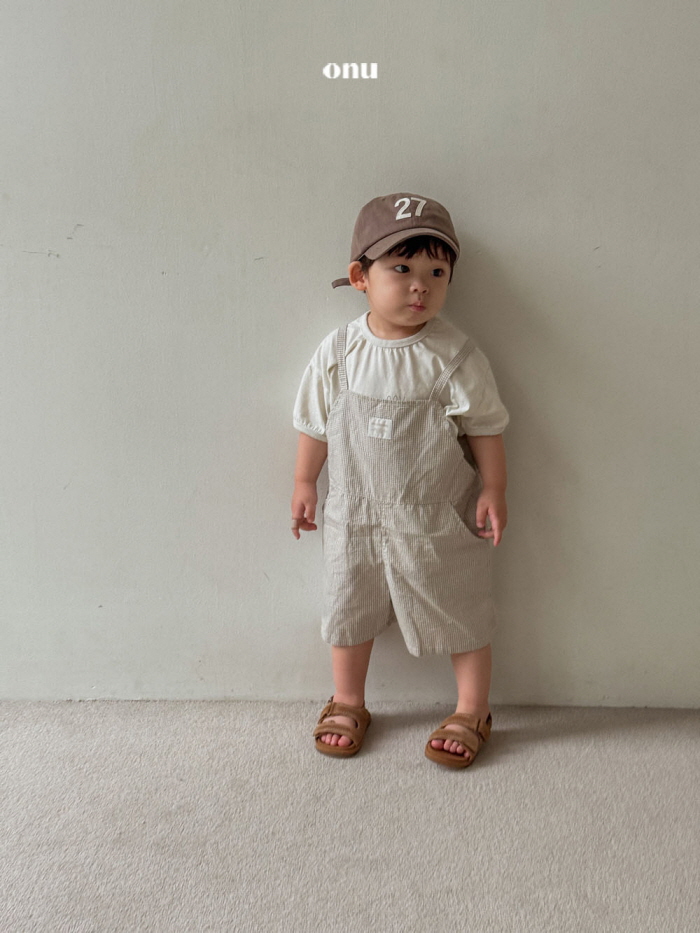 Onu - Korean Children Fashion - #childrensboutique - Cotton Overalls Pants - 11