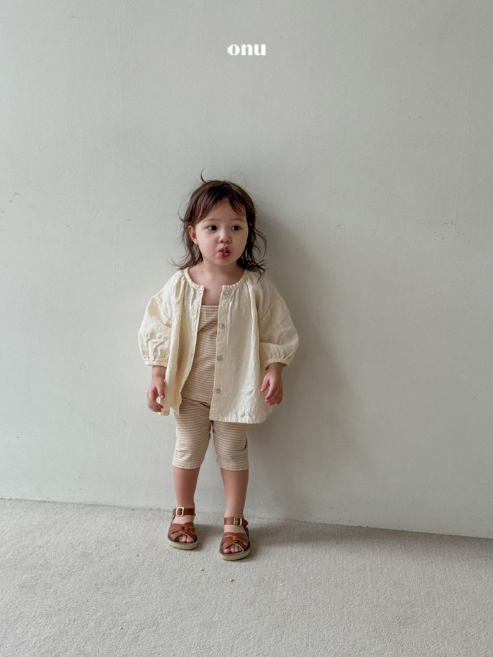 Onu - Korean Children Fashion - #designkidswear - Milky Top Bottom Set - 10