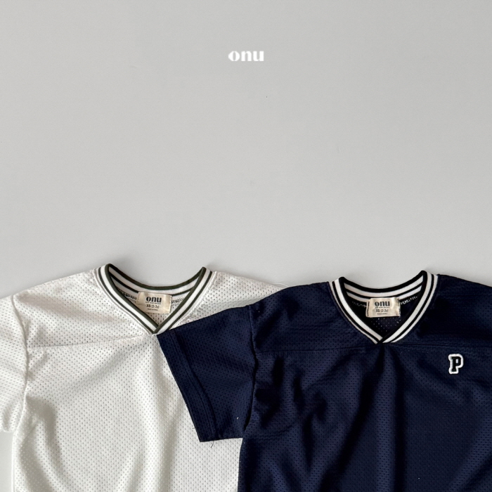 Onu - Korean Children Fashion - #designkidswear - Mesh Short Sleeve Tee - 2