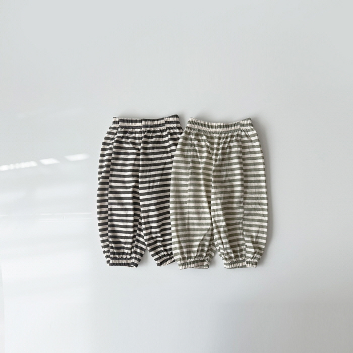 Onu - Korean Children Fashion - #designkidswear - Stripe Jogger Pants