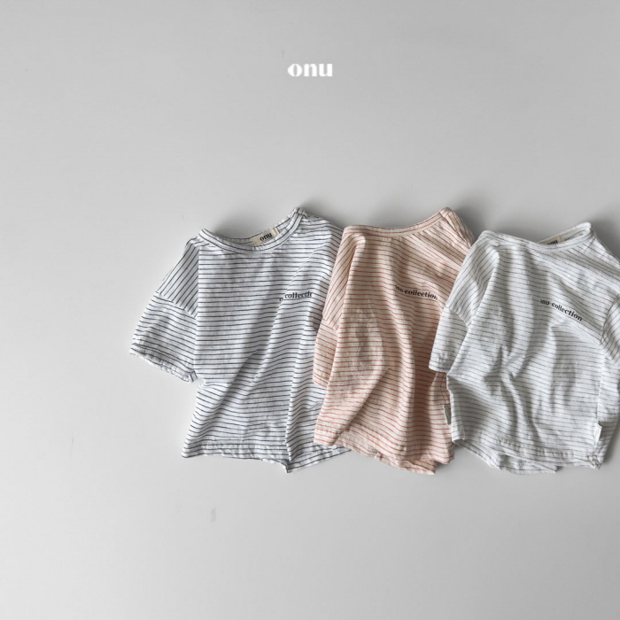 Onu - Korean Children Fashion - #designkidswear - Slab Stripe Tee - 2