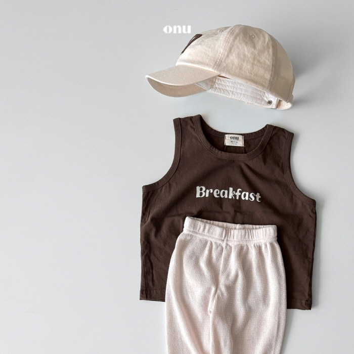 Onu - Korean Children Fashion - #designkidswear - Natural Sleeveless - 4