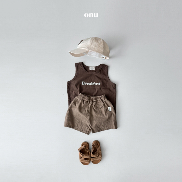 Onu - Korean Children Fashion - #fashionkids - Natural Sleeveless - 5