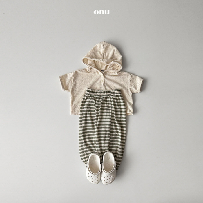 Onu - Korean Children Fashion - #kidsstore - Stripe Jogger Pants - 5