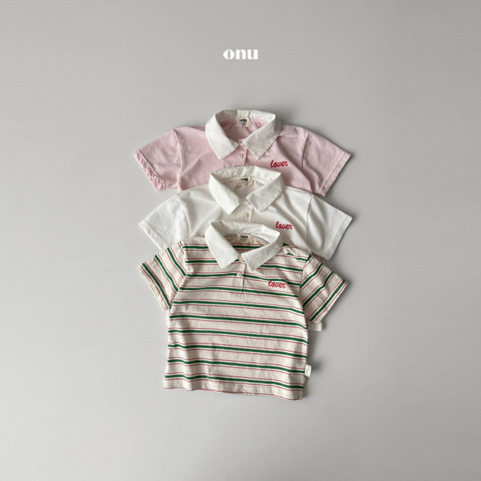 Onu - Korean Children Fashion - #kidsstore - PK Collar Tee