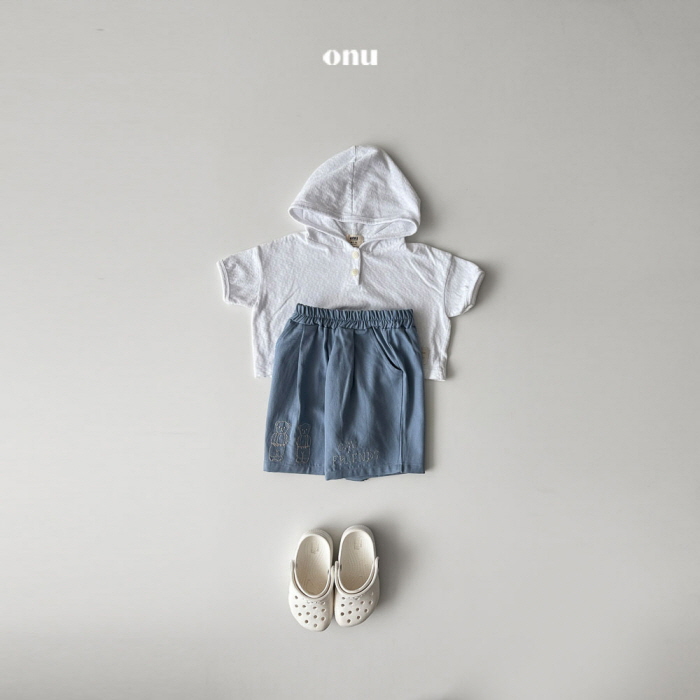 Onu - Korean Children Fashion - #kidsstore - Friends Embroidered Pants - 4