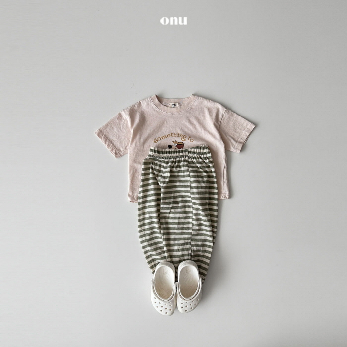 Onu - Korean Children Fashion - #kidzfashiontrend - Stripe Jogger Pants - 6