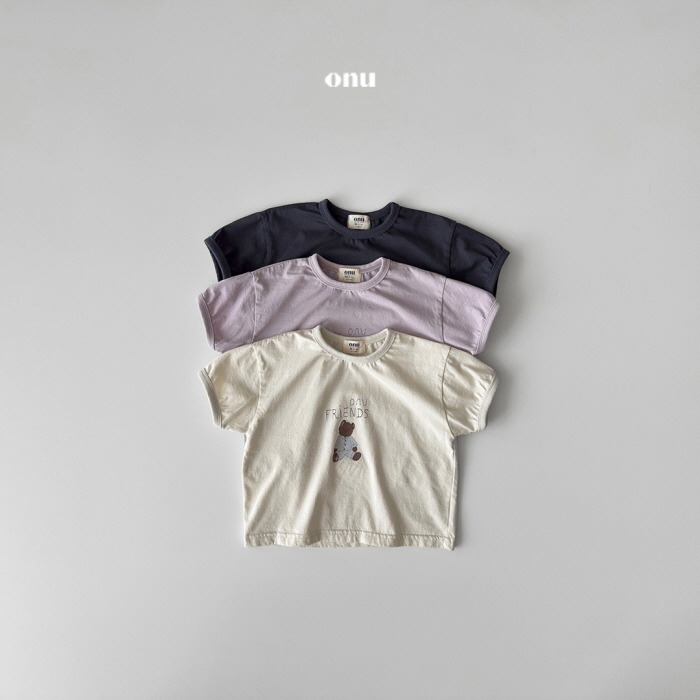 Onu - Korean Children Fashion - #littlefashionista - Bear Friends Tee