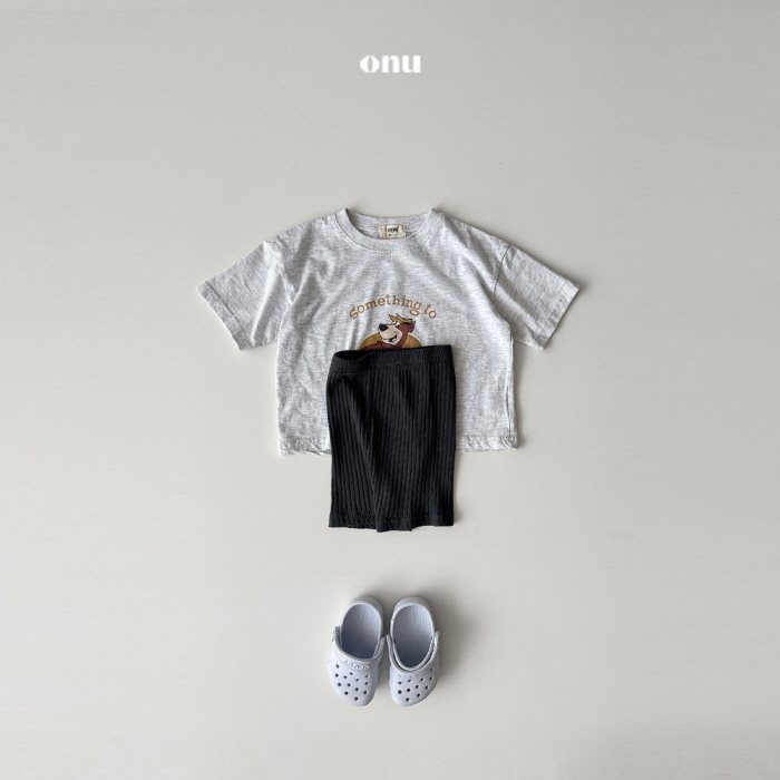 Onu - Korean Children Fashion - #littlefashionista - Something Bear Tee - 6
