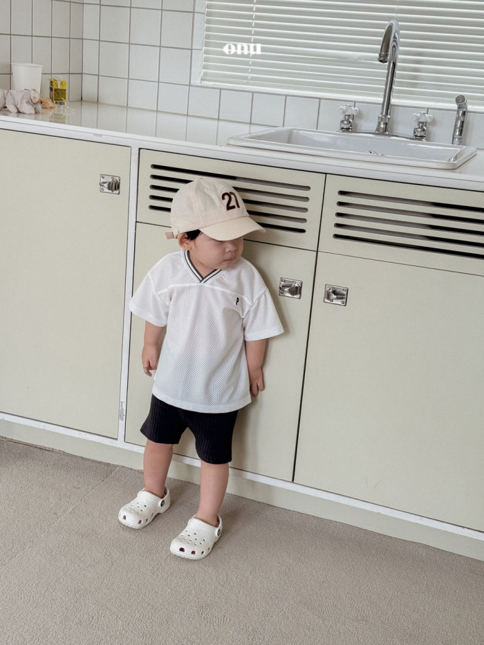 Onu - Korean Children Fashion - #magicofchildhood - Mesh Short Sleeve Tee - 10