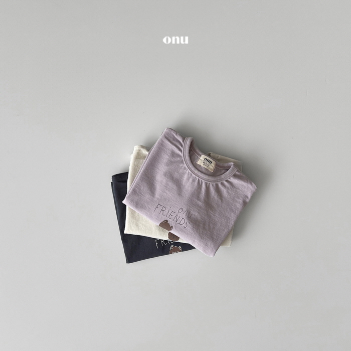Onu - Korean Children Fashion - #magicofchildhood - Bear Friends Tee - 2