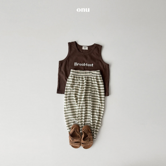 Onu - Korean Children Fashion - #magicofchildhood - Stripe Jogger Pants - 9