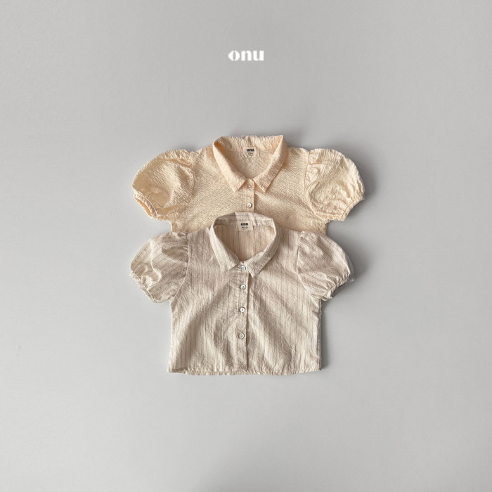 Onu - Korean Children Fashion - #minifashionista - Frill Blouse