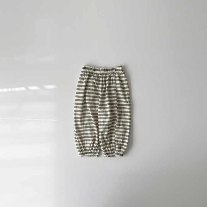 Onu - Korean Children Fashion - #minifashionista - Stripe Jogger Pants - 10