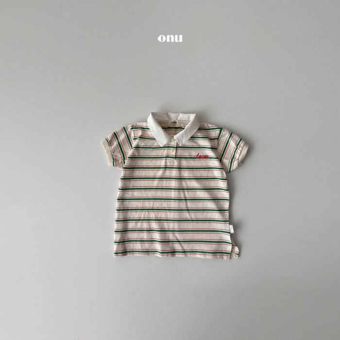 Onu - Korean Children Fashion - #minifashionista - Long PK Collar One-piece - 9